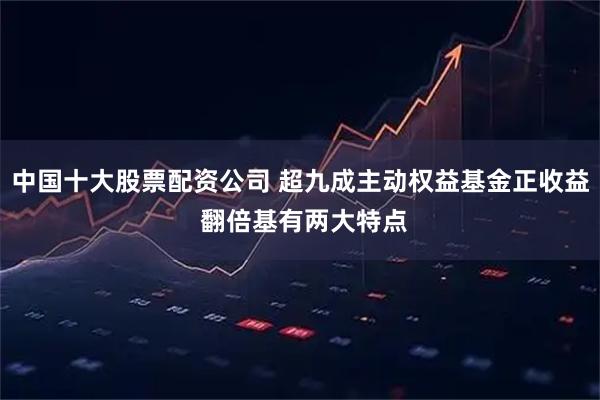 中国十大股票配资公司 超九成主动权益基金正收益 翻倍基有两大特点